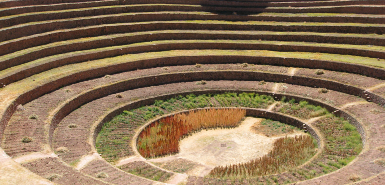 Sacred valley and Moray salt Mines