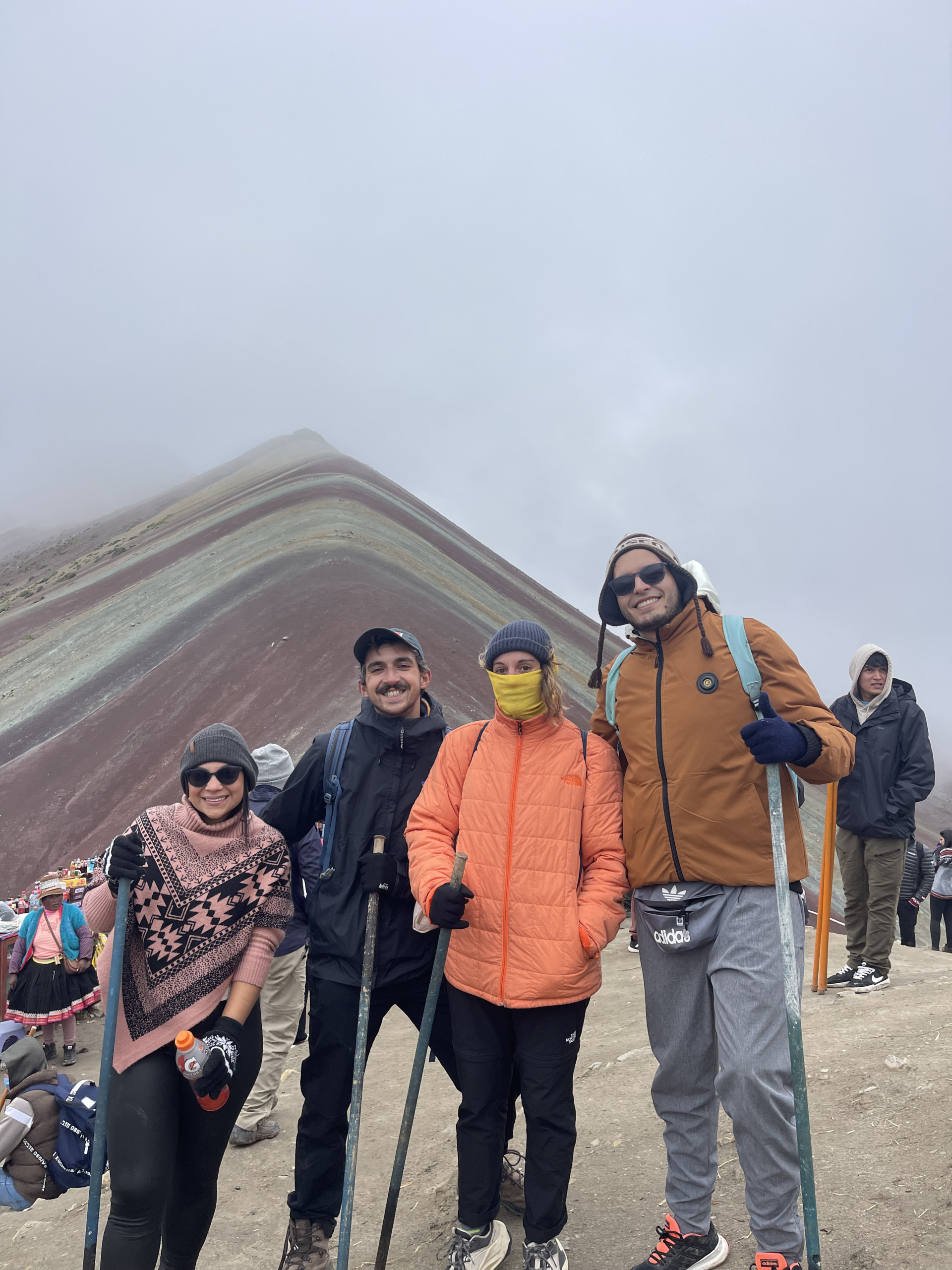 rainbow mountain in january