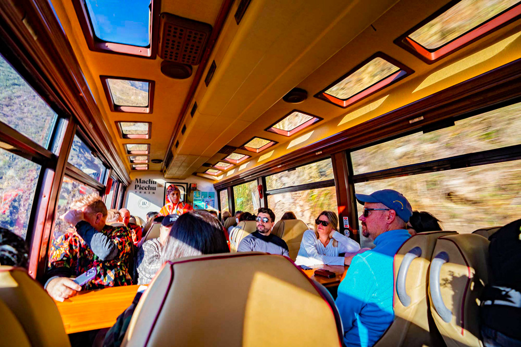 tren voyager aguas calientes